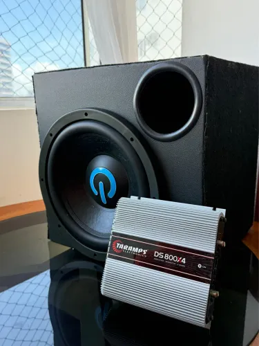 Vendo SUB Wofer com Módulo e fiação completa e impecável