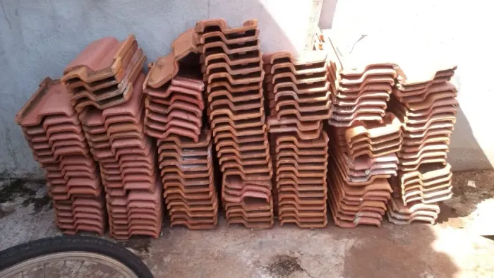 Telhas de barro/cerâmica
