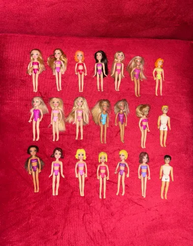 Lote 21 bonecas Polly Pocket 