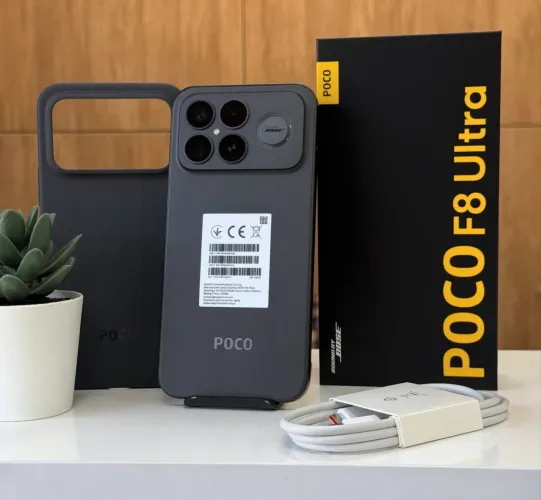 Poco F8 Ultra 5G NFC 512/16 Global Versão Novo + Entrega Gratuito Preto