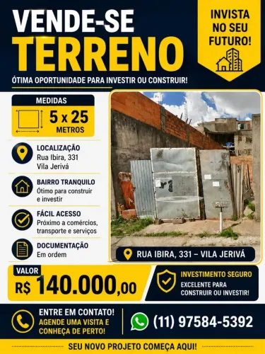 Terreno em varzea paulista