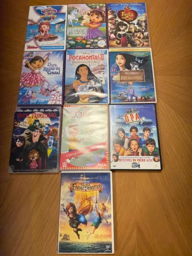 DVD de animação para crianças 