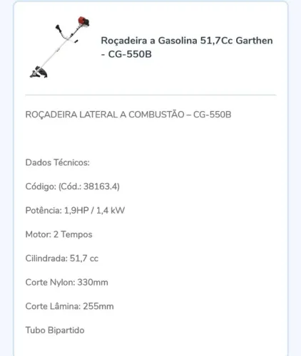 VENDO ROÇADEIRA