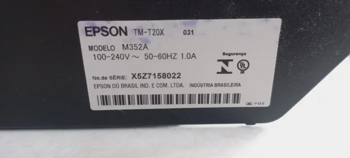 Epson TM-T20X impressora fiscal