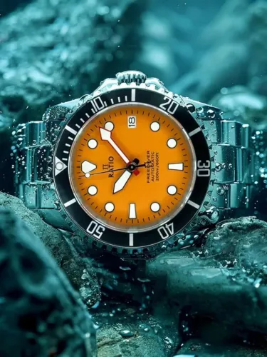 Relógio Ratio Freediver Automático Safira 200m Inox