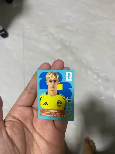 Lucas Bergavall Figurinha da Copa 2026