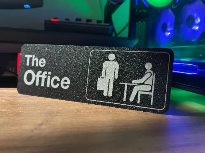 Placa decorativa The Office