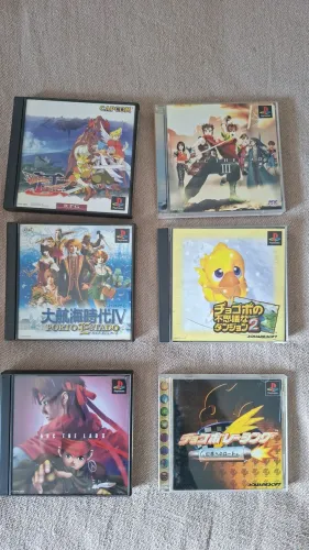 10 jogos RPG Playstation japonês originais
