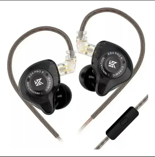 Fone de Ouvido KZ EDX Pro X com Fio e Microfone