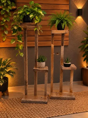 Nichos para plantas e decoração (já envernizados)