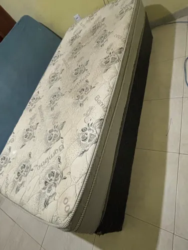 Cama box + colchão bamboo de mola 