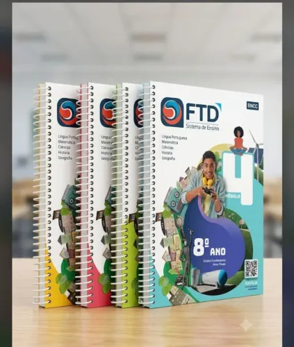 Coleção Completa Livros FTD Sistema de Ensino - 8º Ano (Módulos 1 ao 4)-Livros usados