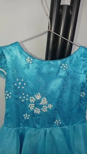 Dois vestidos daminha azul tiiffany