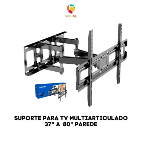 Suporte para TV Multiarticulado 4 movimentos para 37? a 80? SAV4600