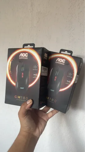 Mouse gamer AOC RBG Ultra Leve Óptico USB Jogos Fps, 7200 dpi! ? 