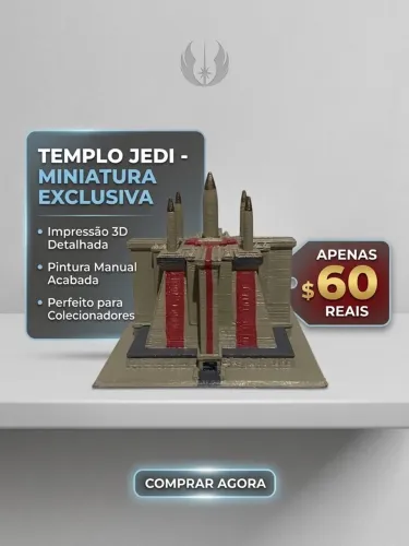 Templo jedi Impressão 3D