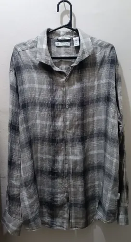 Camisa masculina Cubavera , 100% linho
