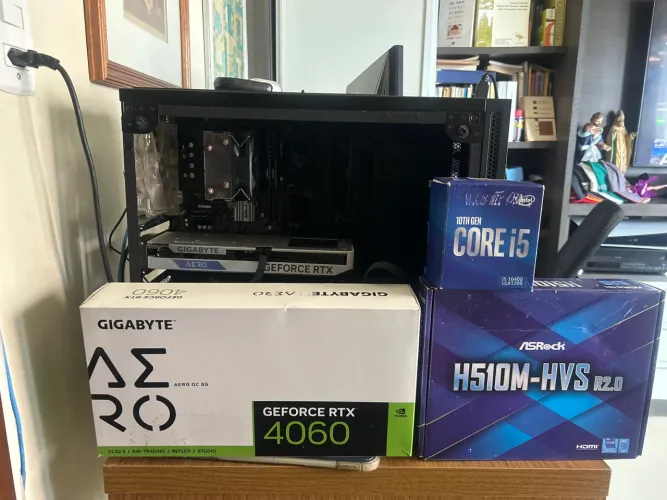 Kit Placa mãe Processador Intel core i5 e placa de vídeo RTx4060