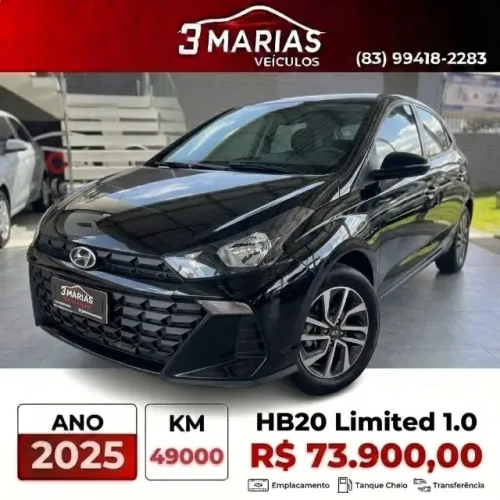 Hyundai HB20 Limited 1.0 Flex 12V Mec. 2025