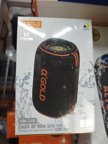 Caixa de som a provas dágua 