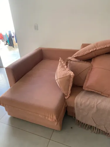 Sofá modulado 2m rosa
