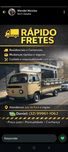 Frete carreto mudança 
