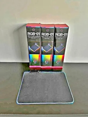 Mouse Pad Gamer 25cm x 30cm Led Rgb a Pronta Entrega