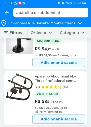 Aparelho de abdominal