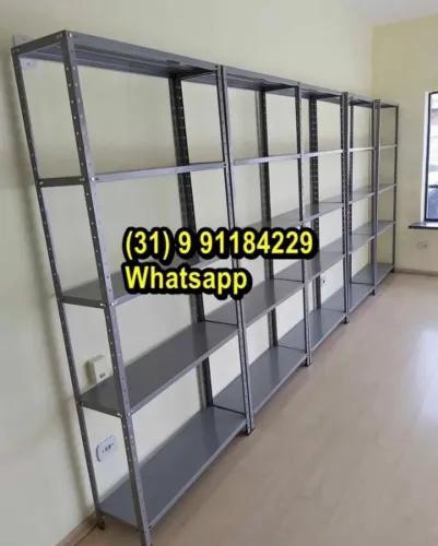 Estantes de aço 5 bandejas novas Frete grátis 