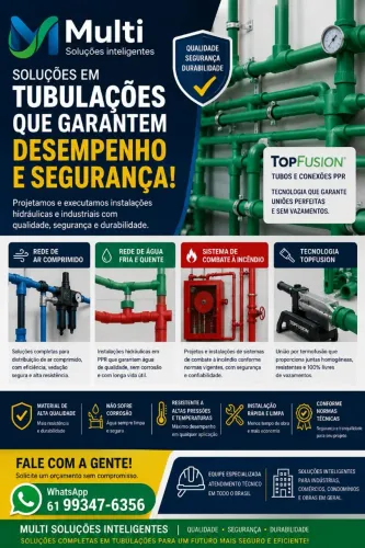 Multi Soluções inteligentes Rede de ar comprimido