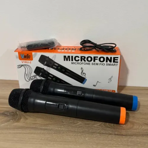 MICROFONE SEM FIO DUPLO
