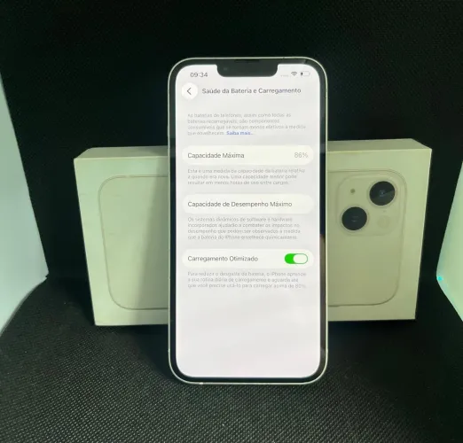 iPhone 13 branco, 128 gb aparelho impecável completo caixinha é carregador! 