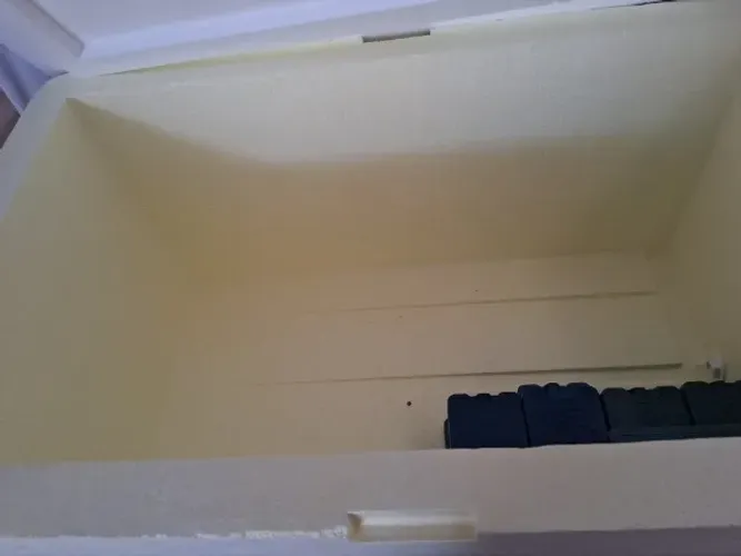 2 caixas de isopor de 100 litros novas valor 150 reais