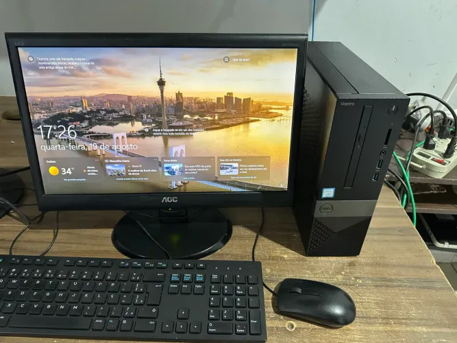 Computador dell i5 oitava geração 19 pol para empresas 1999,00