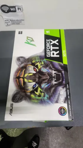 Placa de vídeo Nvidia Asus KO GeForce RTX 30 Series RTX 3070 OC Edition 8GB