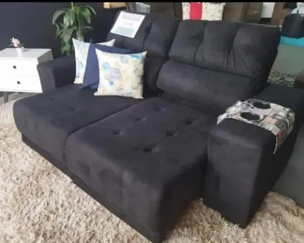 SOFA RETRATIL RECLINÁVEL 2MT FRETE GRÁTIS 