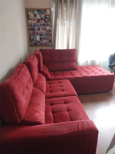 Chaise 1,90 x 0,90 sofá 1,60 x 0,90 Vendo sofá retrátil e reclinável de canto