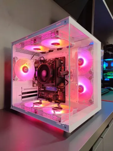 pc gamer AMD Ryzen 5 4600G, 16gb ram 3200, ssd nvme de 512gb Legend 710 Adata. formatado.
