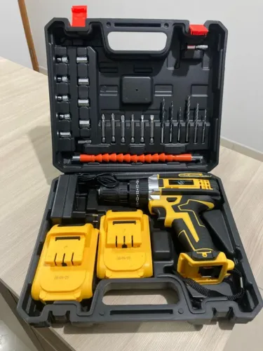 Parafusadeira Furadeira Impacto Sem Fio 48v 2bateria Bivolt (Nova) Faço entrega em Porto