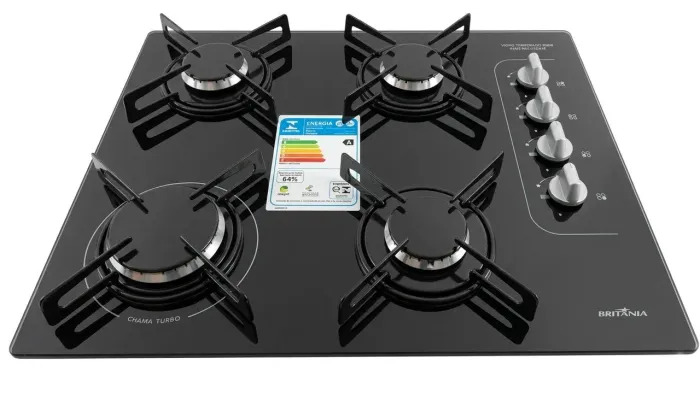Cooktop Britânia 4 bocas