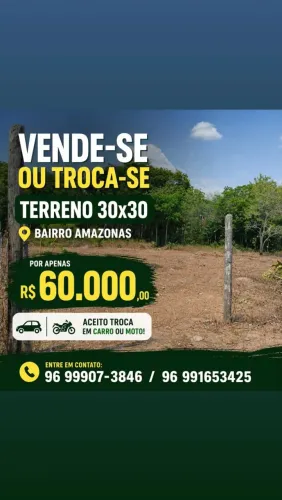 Terreno no Bairro Amazonas a venda.