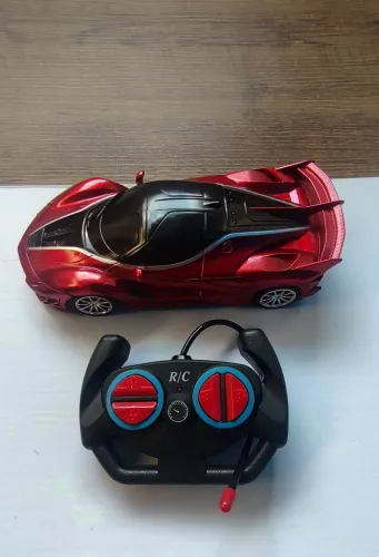 Carrinho controle remoto, 3 cores diferentes Vermelho, Azul, Branco.