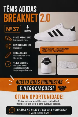 Tênis Adidas Breaknet 2.0