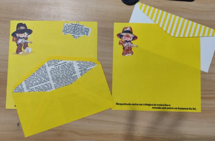 Lote papel de carta Intocáveis