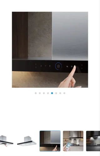 Coifa Pro Touch Midea Modelo MH90M77A