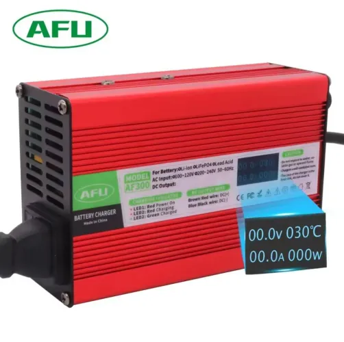 Carregador AFU para pack li ion 52v