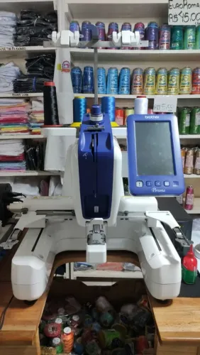 Máquina de bordar Brother 1 agulha. Excelente oportunidade!