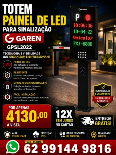 TOTEM PAINEL DE LED