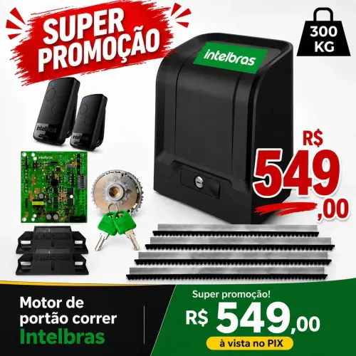 Motor de Portão Intelbras Correr Deslizante