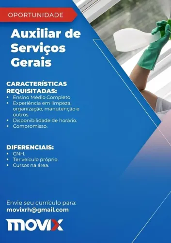 VAGA DE EMPREGO